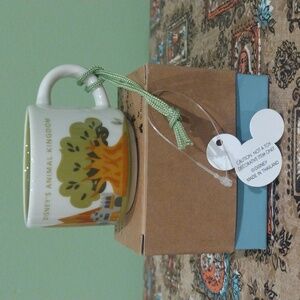 NEW Starbucks Disney Parks Animal Kingdom 2oz Mug Ornament